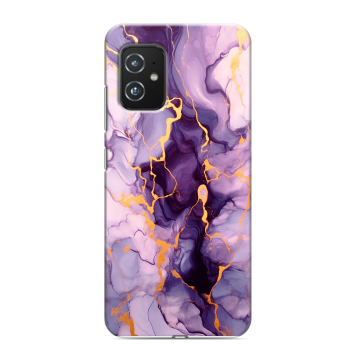 Силиконовый чехол на ASUS ZenFone 8 с принтом Мрамор