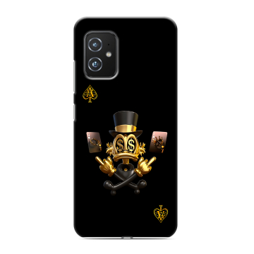 Силиконовый чехол на ASUS ZenFone 8 с принтом Золотой скрудж макдак Силиконовый чехол на ASUS ZenFone 8 с принтом Золотой скрудж макдак