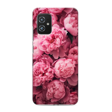 Силиконовый чехол на ASUS ZenFone 8 с принтом цветы пионы Силиконовый чехол на ASUS ZenFone 8 с принтом цветы пионы