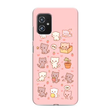 Силиконовый чехол на ASUS ZenFone 8 с принтом Hello Kitty Хелоу Кити Силиконовый чехол на ASUS ZenFone 8 с принтом Hello Kitty Хелоу Кити