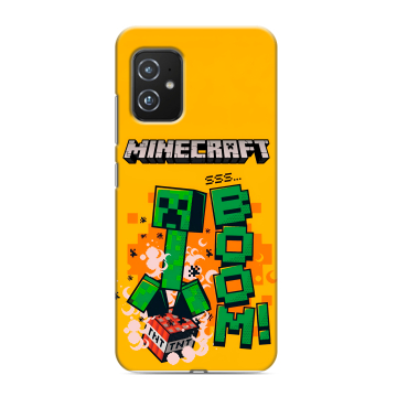 Силиконовый чехол на ASUS ZenFone 8 с принтом Майнкрафт Minecraft Силиконовый чехол на ASUS ZenFone 8 с принтом Майнкрафт Minecraft