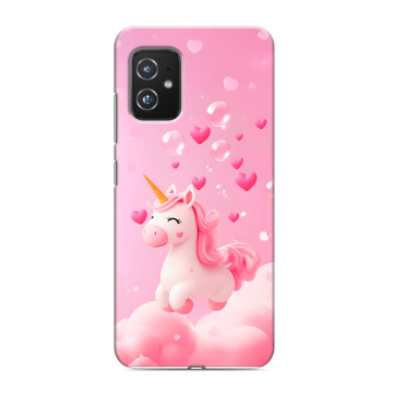 Силиконовый чехол на ASUS ZenFone 8 с принтом Единорог