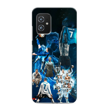 Силиконовый чехол на ASUS ZenFone 8 с принтом Реал Роналдо