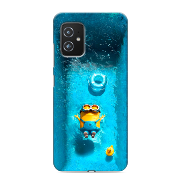 Силиконовый чехол на ASUS ZenFone 8 с принтом Миньоны