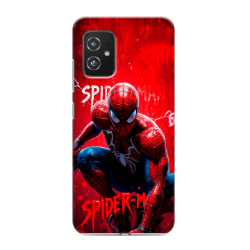 Силиконовый чехол на ASUS ZenFone 8 с принтом Spiderman Человек паук