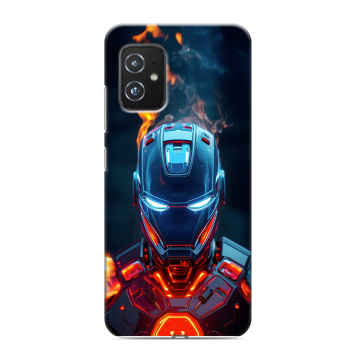 Силиконовый чехол на ASUS ZenFone 8 с принтом IronMan Железный человек Силиконовый чехол на ASUS ZenFone 8 с принтом IronMan Железный человек
