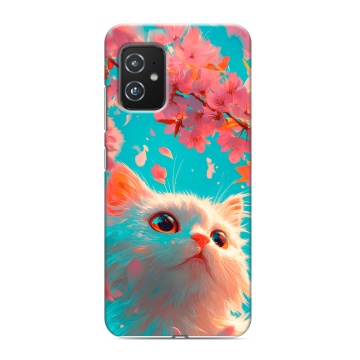 Силиконовый чехол на ASUS ZenFone 8 с принтом Красивый кот Силиконовый чехол на ASUS ZenFone 8 с принтом Красивый кот