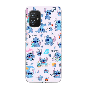 Силиконовый чехол на ASUS ZenFone 8 с принтом Лило и Стич Силиконовый чехол на ASUS ZenFone 8 с принтом Лило и Стич