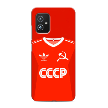 Силиконовый чехол на ASUS ZenFone 8 с принтом Флаг Герб СССР Силиконовый чехол на ASUS ZenFone 8 с принтом Флаг Герб СССР