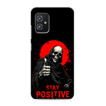 Силиконовый чехол на ASUS ZenFone 8 с принтом смешной скелет Силиконовый чехол на ASUS ZenFone 8 с принтом смешной скелет