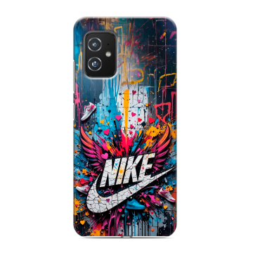 Силиконовый чехол на ASUS ZenFone 8 с принтом Nike Найк Силиконовый чехол на ASUS ZenFone 8 с принтом Nike Найк