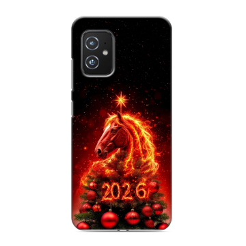 Силиконовый чехол на ASUS ZenFone 8 с принтом Новый год Силиконовый чехол на ASUS ZenFone 8 с принтом Новый год