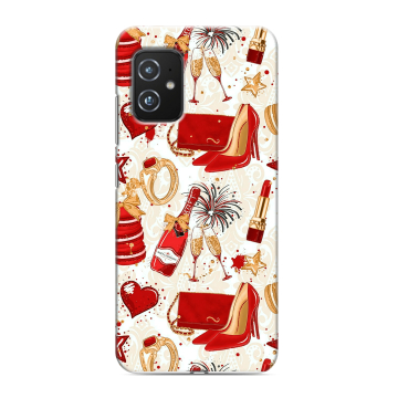 Силиконовый чехол на ASUS ZenFone 8 с принтом Новый год Силиконовый чехол на ASUS ZenFone 8 с принтом Новый год
