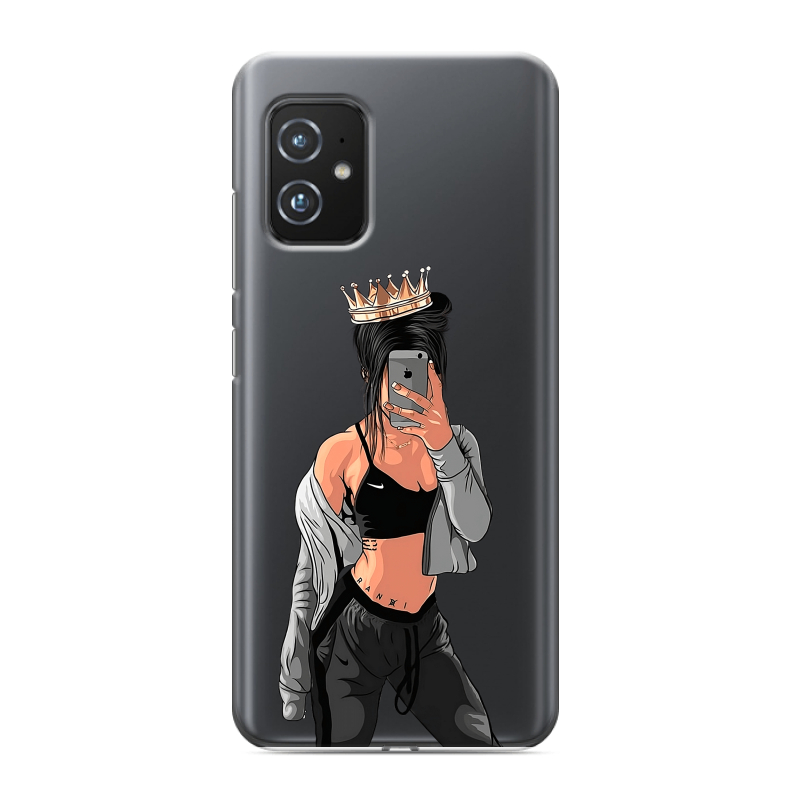Силиконовый противоударный чехол на ASUS ZenFone 8 с принтом Женские принты Силиконовый противоударный чехол на ASUS ZenFone 8 с принтом Женские принты