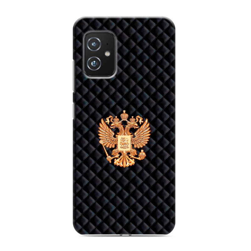 Силиконовый противоударный чехол на ASUS ZenFone 8 с принтом Герб России принт Силиконовый противоударный чехол на ASUS ZenFone 8 с принтом Герб России принт