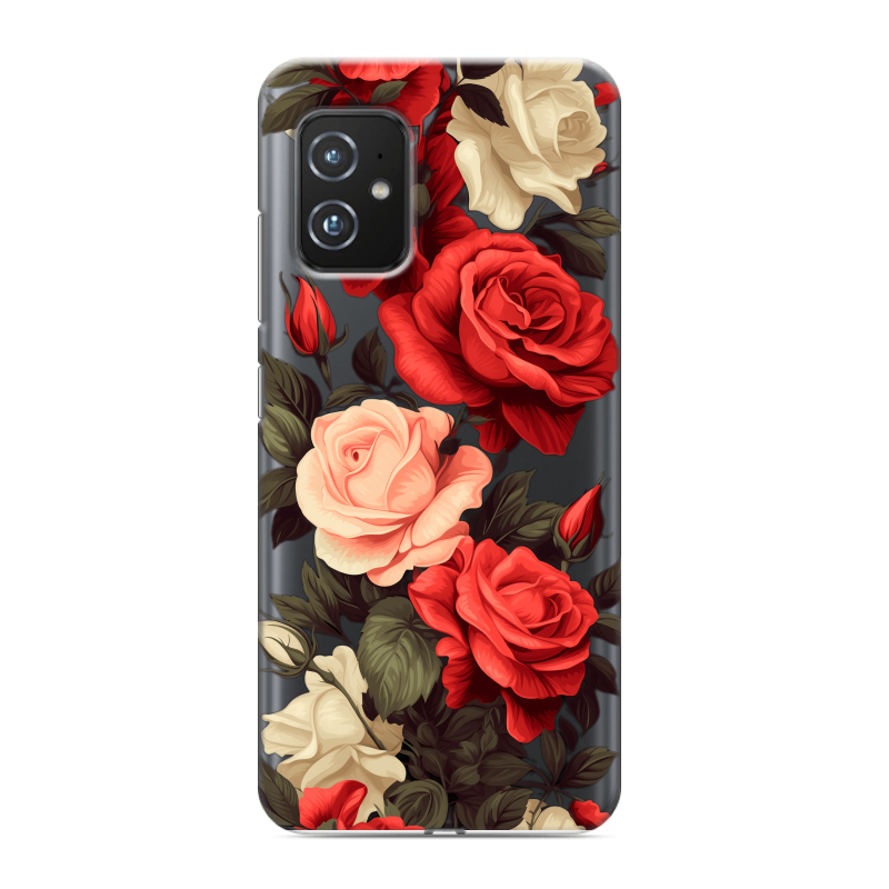 Силиконовый чехол на ASUS ZenFone 8 с принтом Розы Силиконовый чехол на ASUS ZenFone 8 с принтом Розы