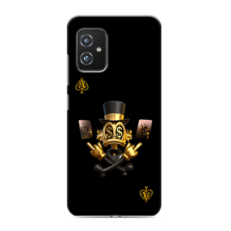 Силиконовый чехол на ASUS ZenFone 8 с принтом Золотой скрудж макдак Силиконовый чехол на ASUS ZenFone 8 с принтом Золотой скрудж макдак