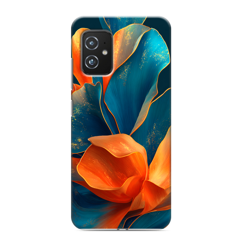 Силиконовый чехол на ASUS ZenFone 8 с принтом Цветы Силиконовый чехол на ASUS ZenFone 8 с принтом Цветы