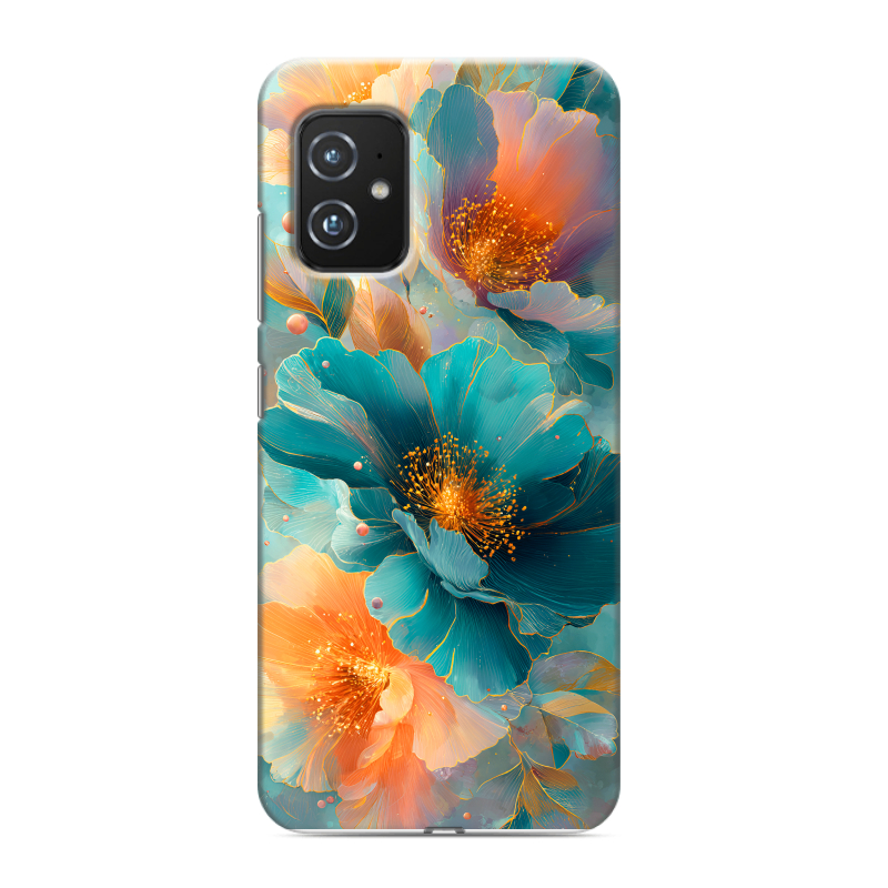 Силиконовый чехол на ASUS ZenFone 8 с принтом Цветы Силиконовый чехол на ASUS ZenFone 8 с принтом Цветы