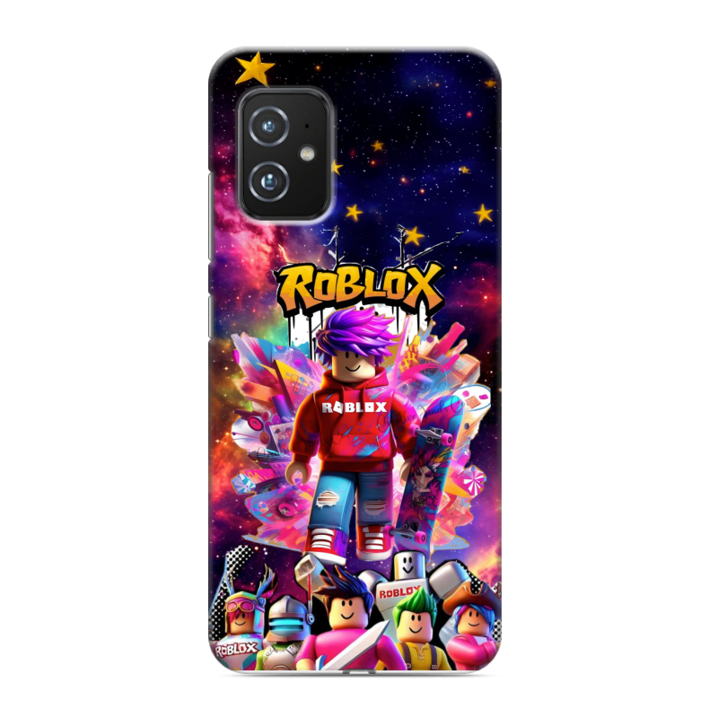 Силиконовый противоударный чехол на ASUS ZenFone 8 с принтом Roblox Роблокс Силиконовый противоударный чехол на ASUS ZenFone 8 с принтом Roblox Роблокс