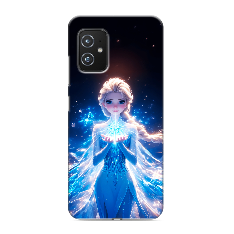 Силиконовый чехол на ASUS ZenFone 8 с принтом Холодное сердце Frozen Силиконовый чехол на ASUS ZenFone 8 с принтом Холодное сердце Frozen