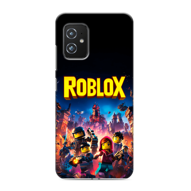Силиконовый чехол на ASUS ZenFone 8 с принтом Roblox Роблокс Силиконовый чехол на ASUS ZenFone 8 с принтом Roblox Роблокс