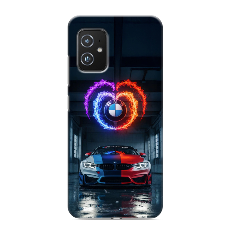 Силиконовый чехол на ASUS ZenFone 8 с принтом BMW БМВ Силиконовый чехол на ASUS ZenFone 8 с принтом BMW БМВ