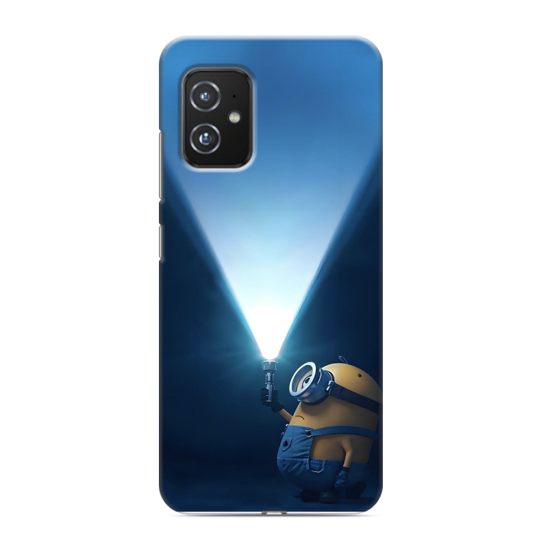 Силиконовый чехол на ASUS ZenFone 8 с принтом Миньоны Силиконовый чехол на ASUS ZenFone 8 с принтом Миньоны