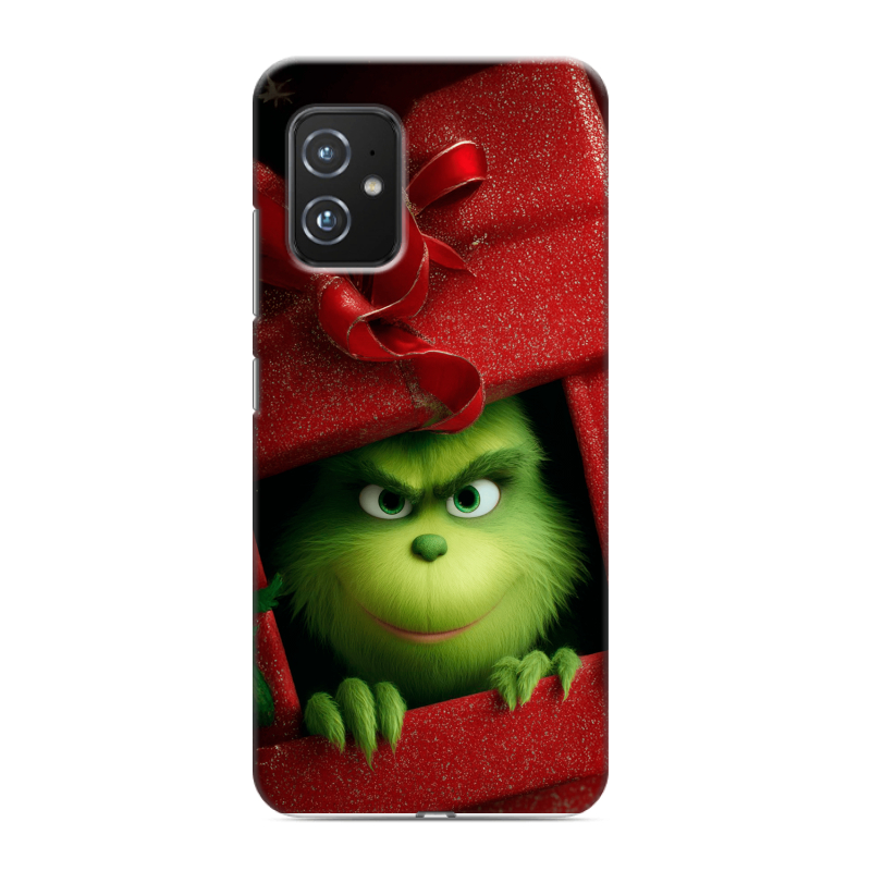 Силиконовый противоударный чехол на ASUS ZenFone 8 с принтом Новый год Силиконовый противоударный чехол на ASUS ZenFone 8 с принтом Новый год