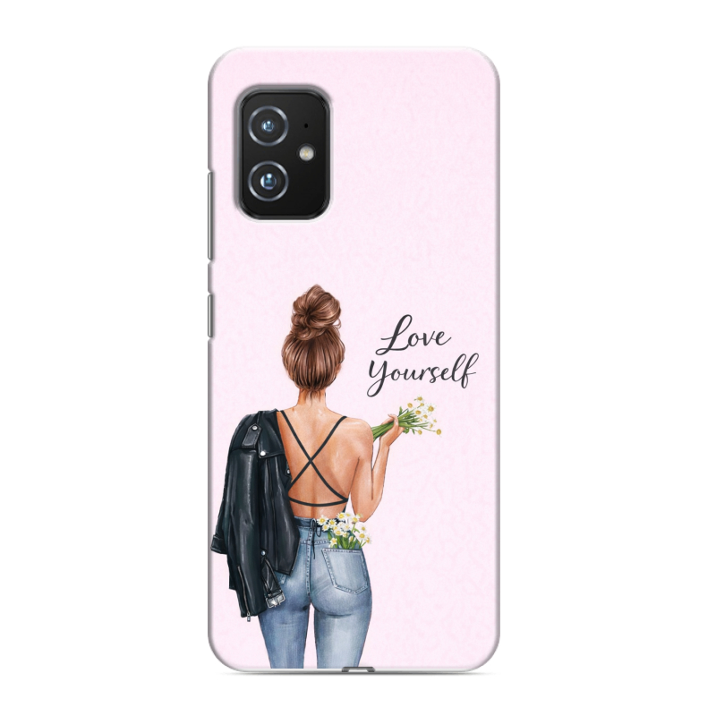 Силиконовый чехол на ASUS ZenFone 8 с принтом женский Силиконовый чехол на ASUS ZenFone 8 с принтом женский