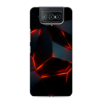 Силиконовый чехол на ASUS ZenFone 8 Flip с принтом Яркие абстракции Силиконовый чехол на ASUS ZenFone 8 Flip с принтом Яркие абстракции