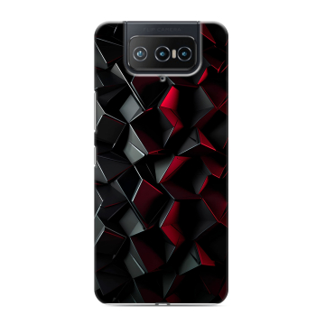 Силиконовый чехол на ASUS ZenFone 8 Flip с принтом Абстракция