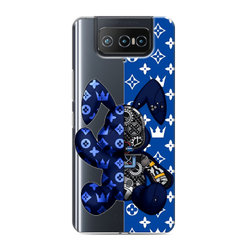 Силиконовый чехол на ASUS ZenFone 8 Flip с принтом Луи робот