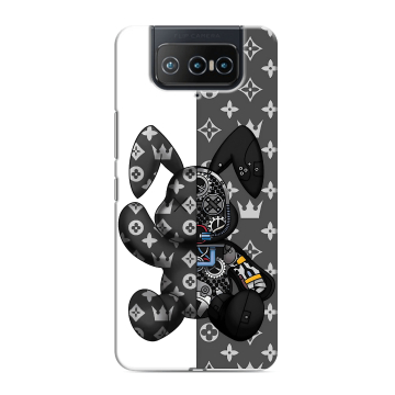 Силиконовый чехол на ASUS ZenFone 8 Flip с принтом Луи робот