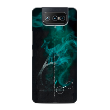 Силиконовый чехол на ASUS ZenFone 8 Flip с принтом Гарри Поттер Harry Potter