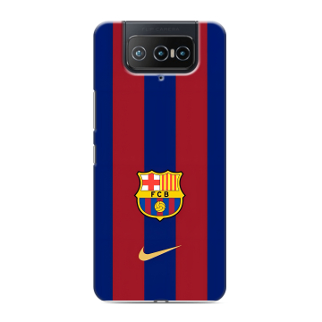 Силиконовый чехол на ASUS ZenFone 8 Flip с принтом Барселона Barcelona