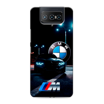 Силиконовый чехол на ASUS ZenFone 8 Flip с принтом БМВ BMW Силиконовый чехол на ASUS ZenFone 8 Flip с принтом БМВ BMW
