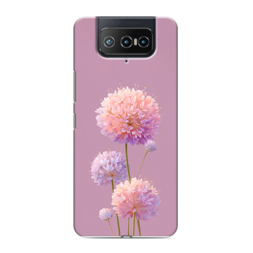 Силиконовый чехол на ASUS ZenFone 8 Flip с принтом Цветы Силиконовый чехол на ASUS ZenFone 8 Flip с принтом Цветы
