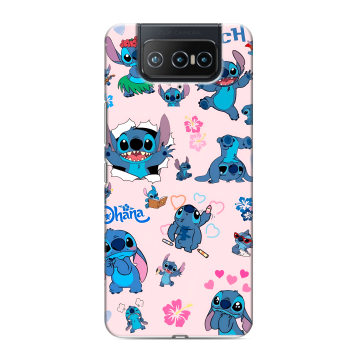 Силиконовый чехол на ASUS ZenFone 8 Flip с принтом Лило и Стич
