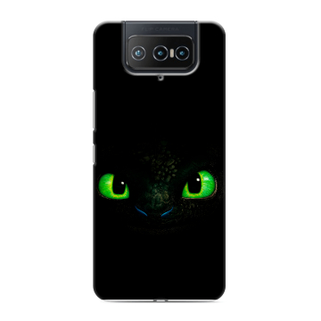 Силиконовый чехол на ASUS ZenFone 8 Flip с принтом Как приручить дракона