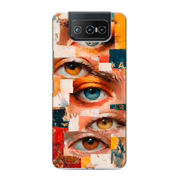 Силиконовый чехол на ASUS ZenFone 8 Flip с принтом Модный принт Силиконовый чехол на ASUS ZenFone 8 Flip с принтом Модный принт