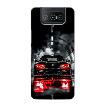 Силиконовый чехол на ASUS ZenFone 8 Flip с принтом BMW БМВ Силиконовый чехол на ASUS ZenFone 8 Flip с принтом BMW БМВ