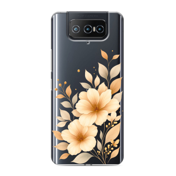 Силиконовый чехол на ASUS ZenFone 8 Flip с принтом для девушки Силиконовый чехол на ASUS ZenFone 8 Flip с принтом для девушки