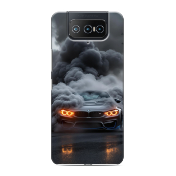 Силиконовый чехол на ASUS ZenFone 8 Flip с принтом BMW БМВ Силиконовый чехол на ASUS ZenFone 8 Flip с принтом BMW БМВ