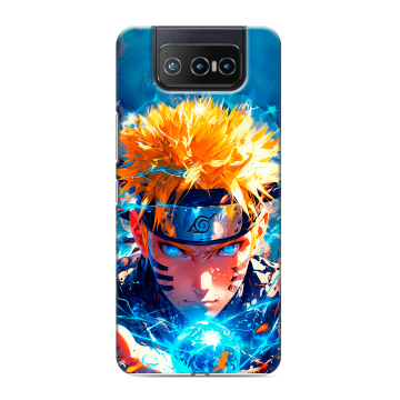 Силиконовый чехол на ASUS ZenFone 8 Flip с принтом Аниме Наруто Naruto