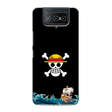 Силиконовый чехол на ASUS ZenFone 8 Flip с принтом One Piece Ван Пис