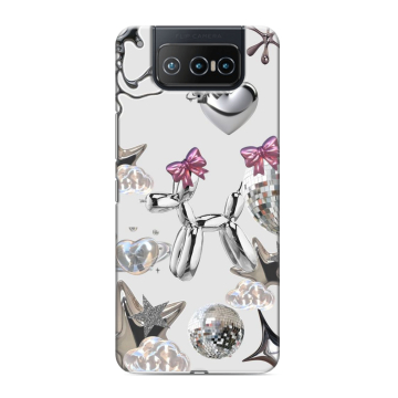 Силиконовый чехол на ASUS ZenFone 8 Flip с принтом Y2K