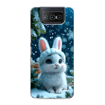 Силиконовый чехол на ASUS ZenFone 8 Flip с принтом Новый год Силиконовый чехол на ASUS ZenFone 8 Flip с принтом Новый год