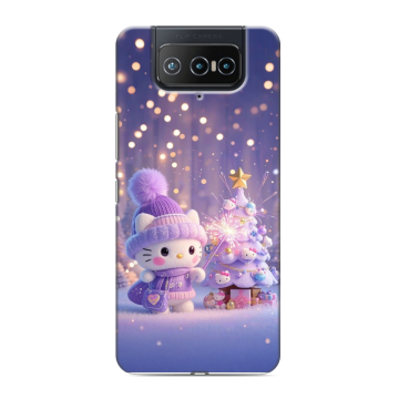 Силиконовый чехол на ASUS ZenFone 8 Flip с принтом Новый год Силиконовый чехол на ASUS ZenFone 8 Flip с принтом Новый год
