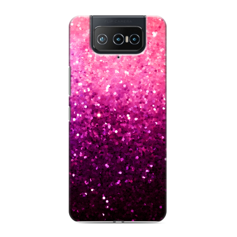 Силиконовый противоударный чехол на ASUS ZenFone 8 Flip с принтом Блестки Силиконовый противоударный чехол на ASUS ZenFone 8 Flip с принтом Блестки